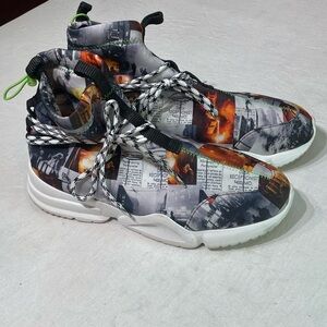 John Geiger “Pittsburgh all-over” Hi-Top sneakers